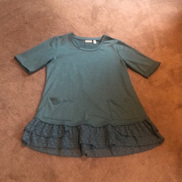 LOGO by Lori Goldstein French Terry Tunic S